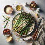 Crisp & Savory: Roasted Asparagus with Parmesan Delight