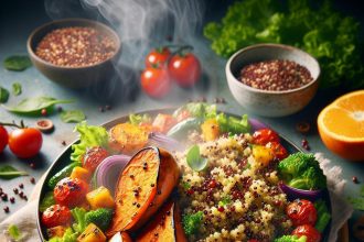 Nourish Your Body with Roasted Sweet Potato & Quinoa Delight