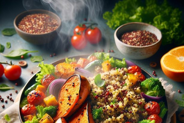 Nourish Your Body with Roasted Sweet Potato & Quinoa Delight