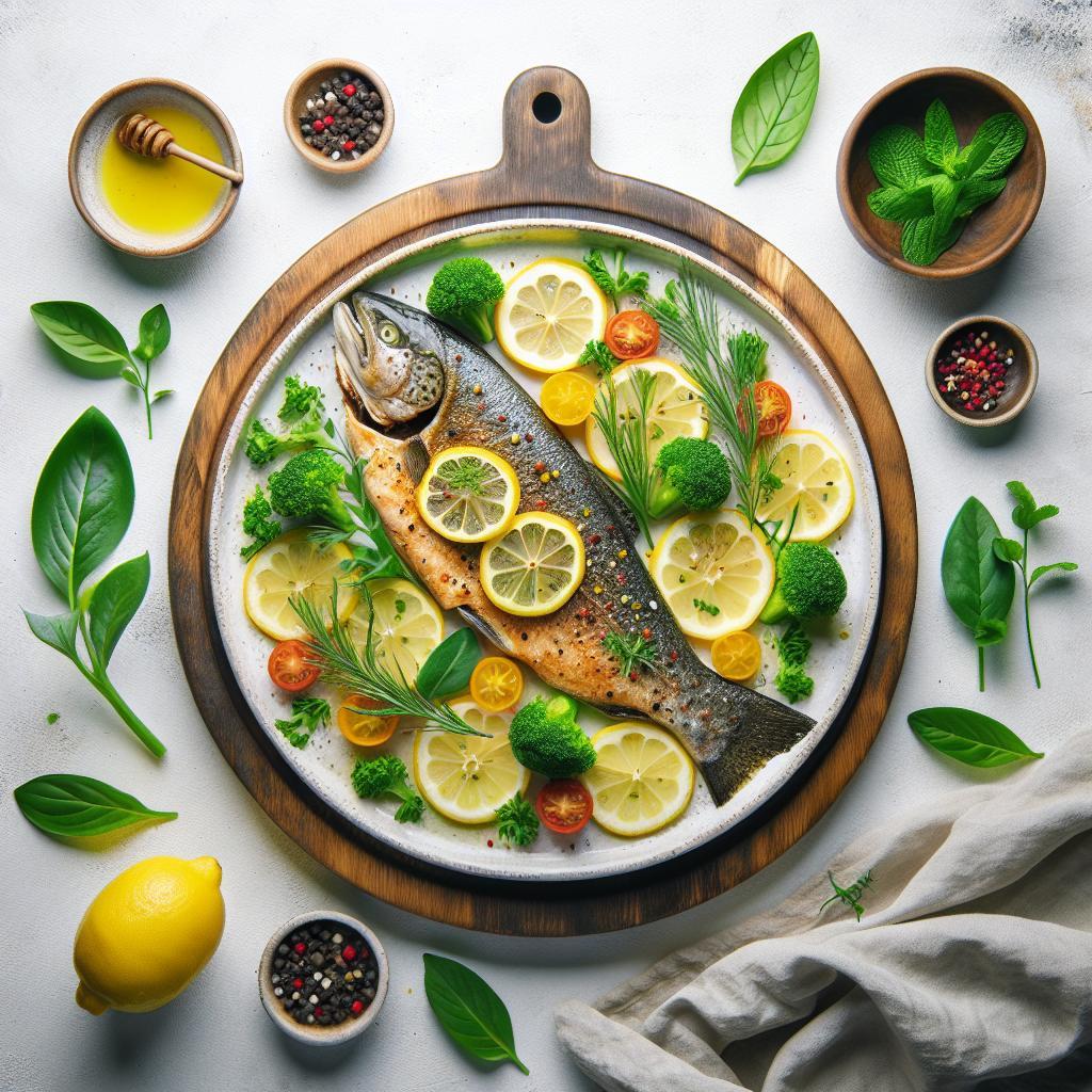 Zesty Baked Trout with Lemon: A Fresh, Flavorful Delight