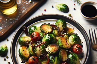Savor the Flavors: Roasted Brussels Sprouts with Balsamic