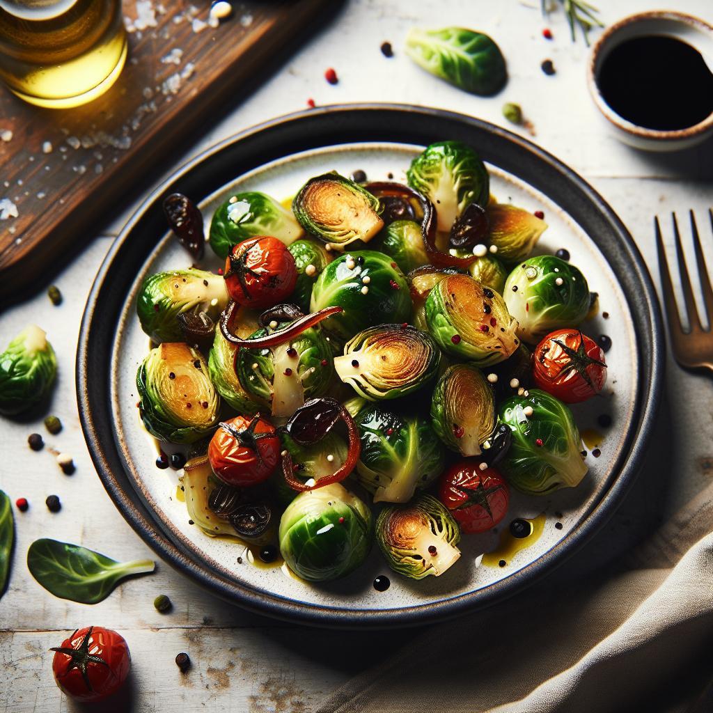 Savor the Flavors: Roasted Brussels Sprouts with Balsamic