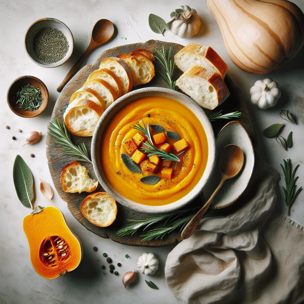 Velvety Roasted Butternut Squash Soup: A Cozy Fall Delight