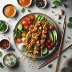 Savor Chicken Satay: A Zesty Journey with Spicy Peanut Sauce