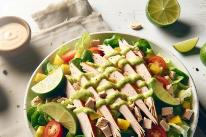 Zesty Turkey Taco Salad with Tangy Lime Dressing Delight