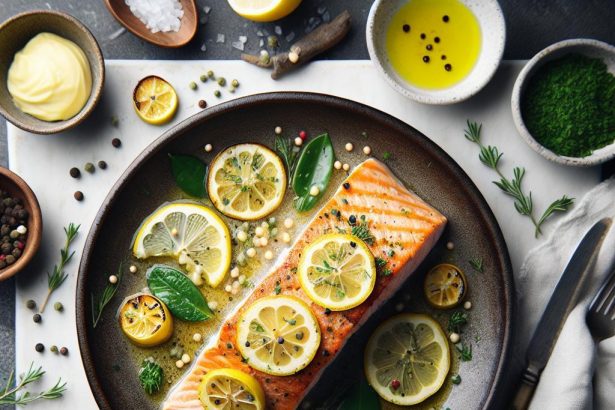 Zesty Baked Salmon: A Delightful Lemon Butter Recipe