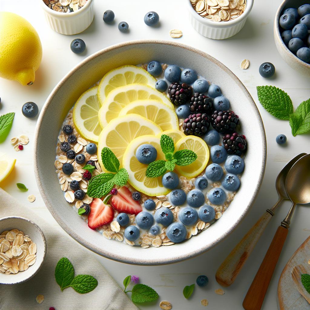 Bright Mornings: Refreshing Lemon Blueberry Overnight Oats