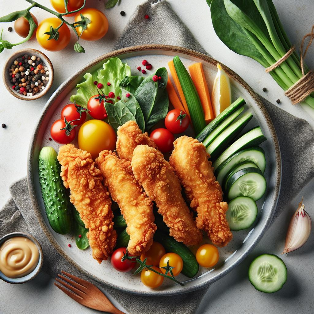 Golden Crispy Oven Fried Chicken Tenders: A Healthier Twist