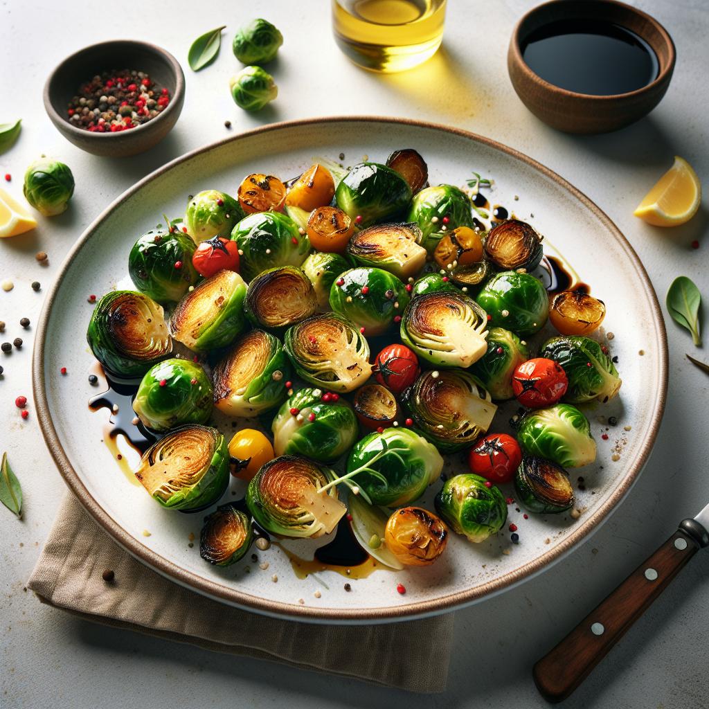 Savor the Flavors: Roasted Brussels Sprouts with Balsamic