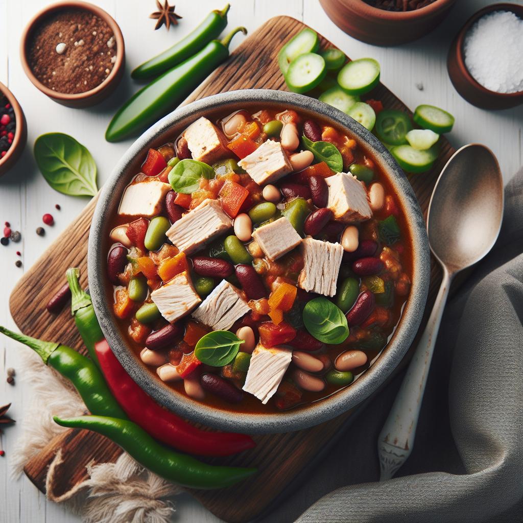 Hearty Turkey and Bean Chili: A Nutritious Flavor Fusion