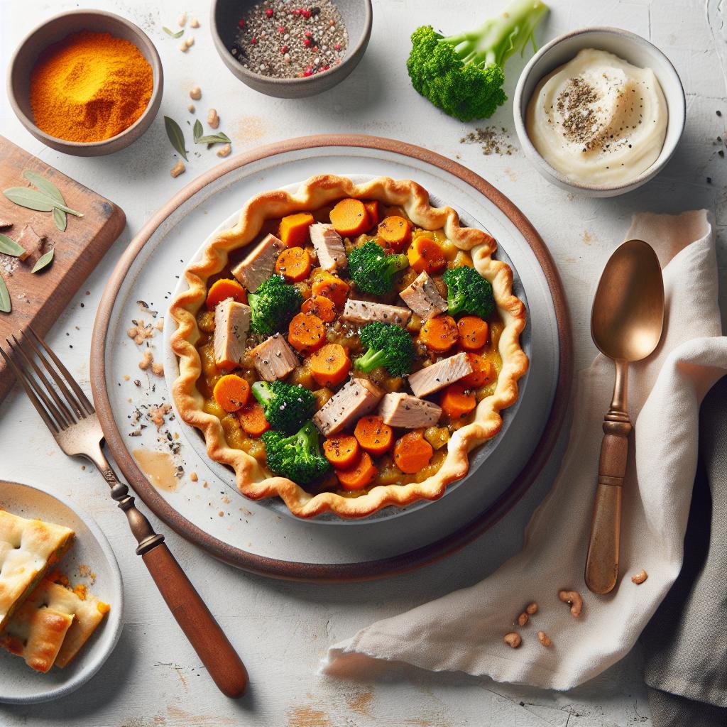 Hearty Turkey Shepherd's Pie with Nutty Sweet Potato Twist