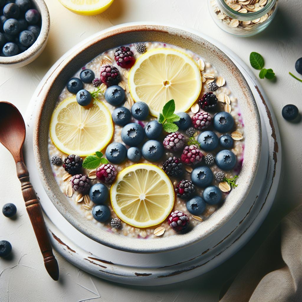 Brighten Mornings with Zesty Lemon Blueberry Overnight Oats