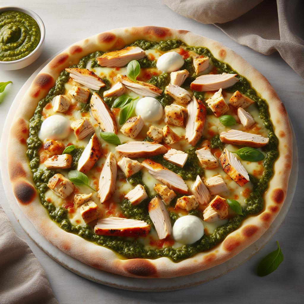 Savor the Flavor: Irresistible Chicken Pesto Pizza Recipe