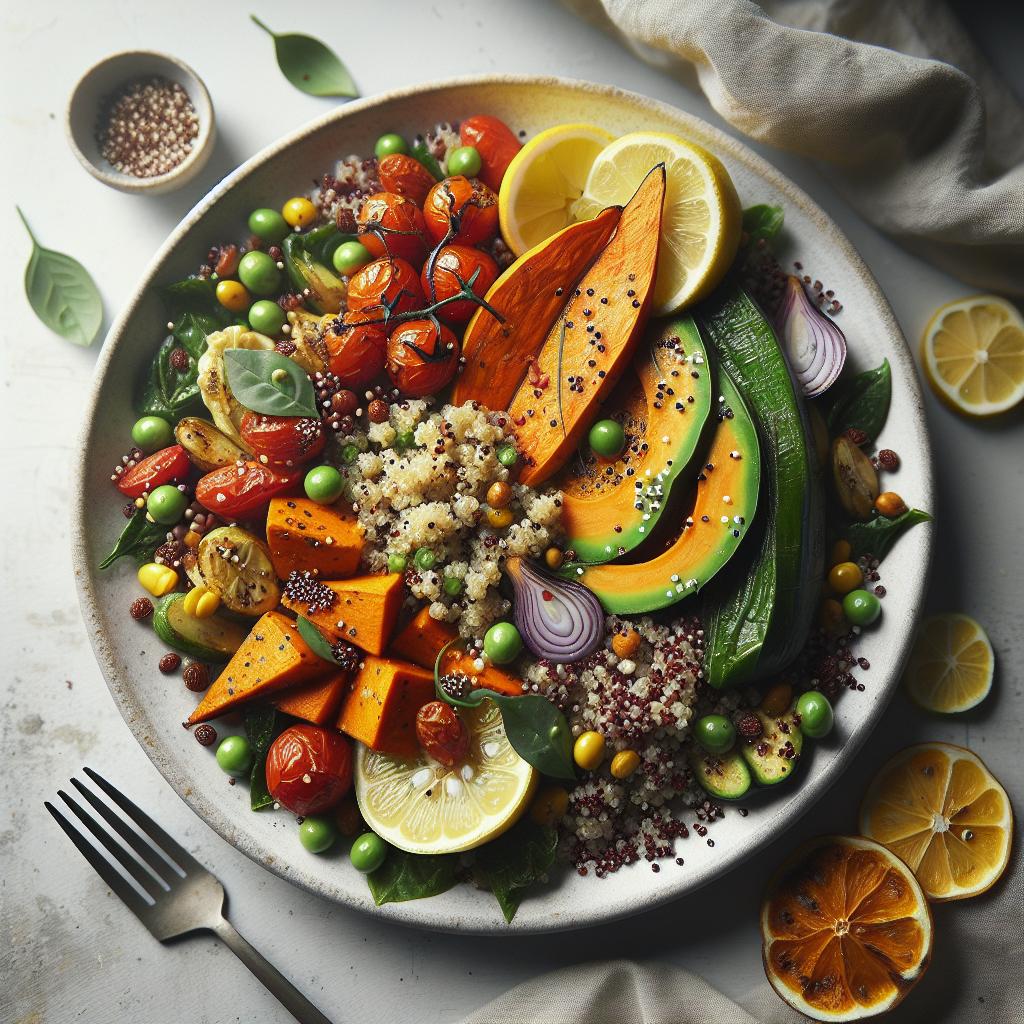 Nourish Your Body with Roasted Sweet Potato & Quinoa Delight