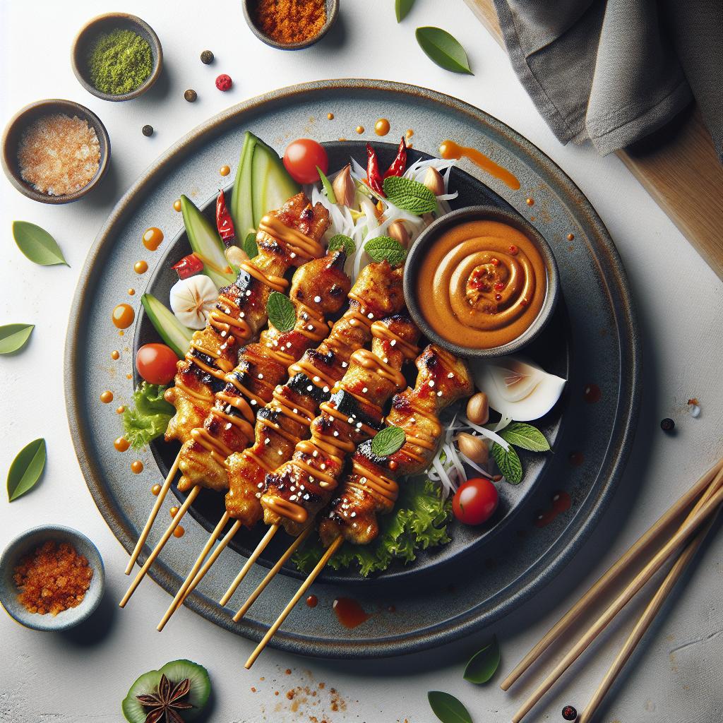 Savor Chicken Satay: Irresistible Spicy Peanut Sauce Recipe