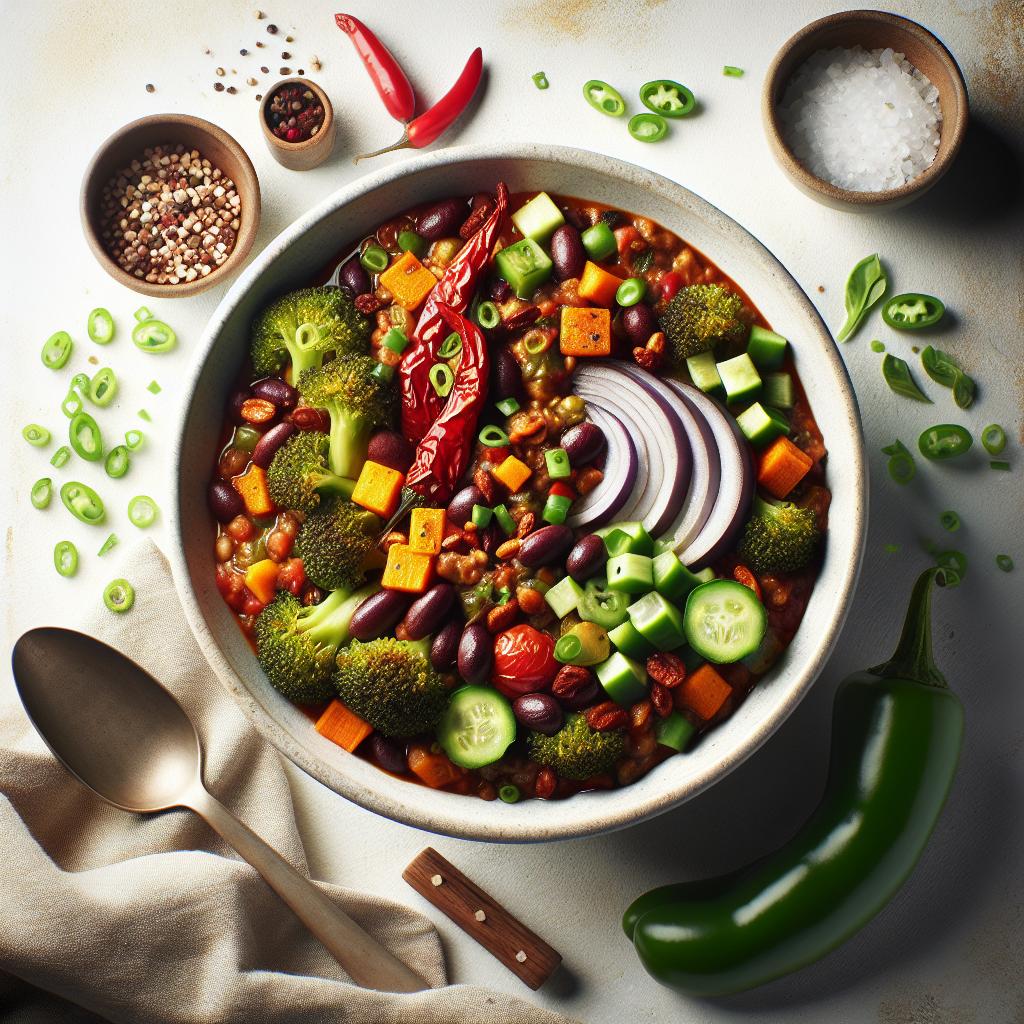 Hearty Roasted Vegetable Chili: A Flavorful Twist on Comfort