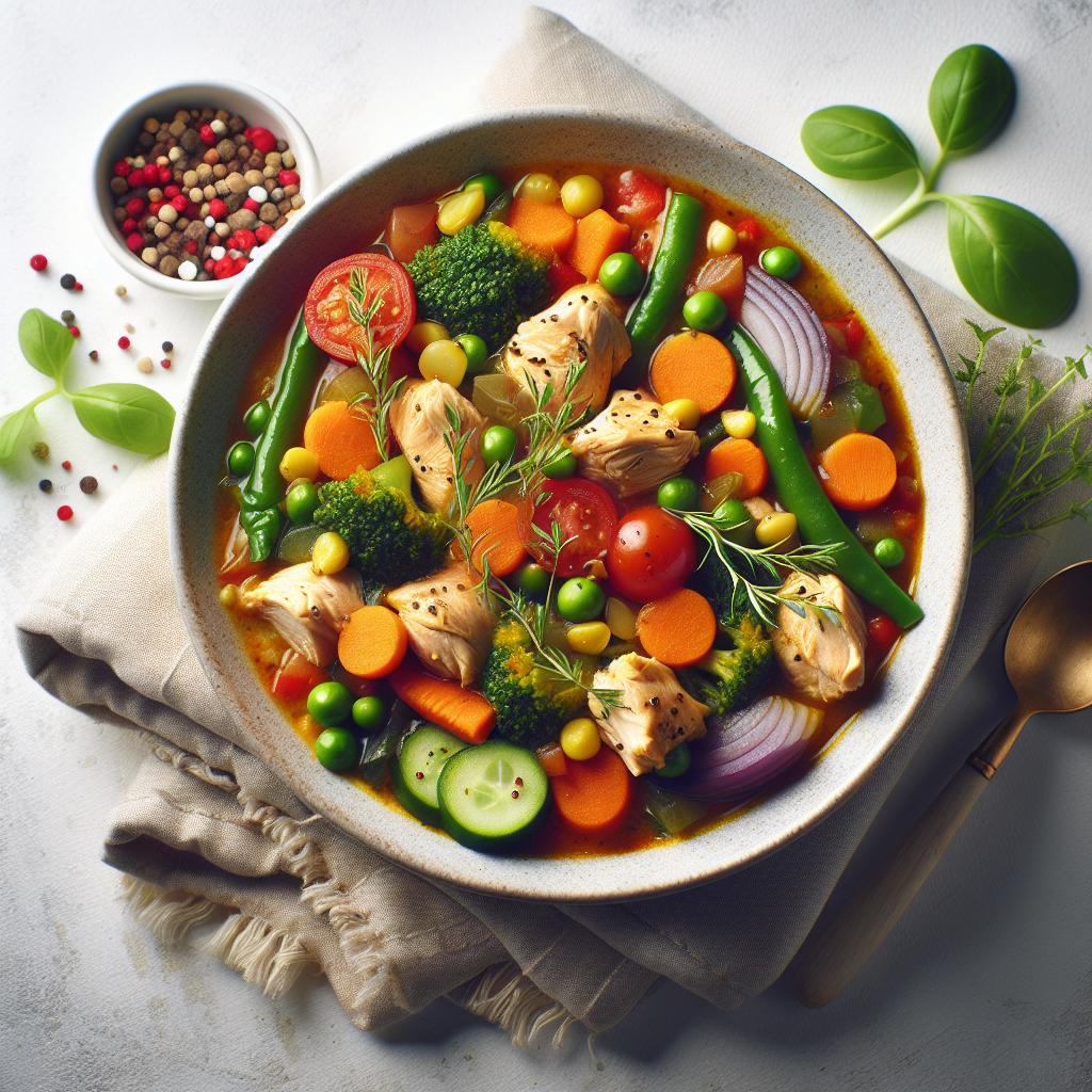 Hearty Chicken and Vegetable Stew: A Flavorful Comfort Bowls