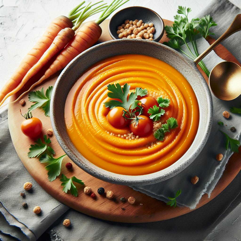 Velvety Carrot Soup: A Creamy Twist on Comfort Food