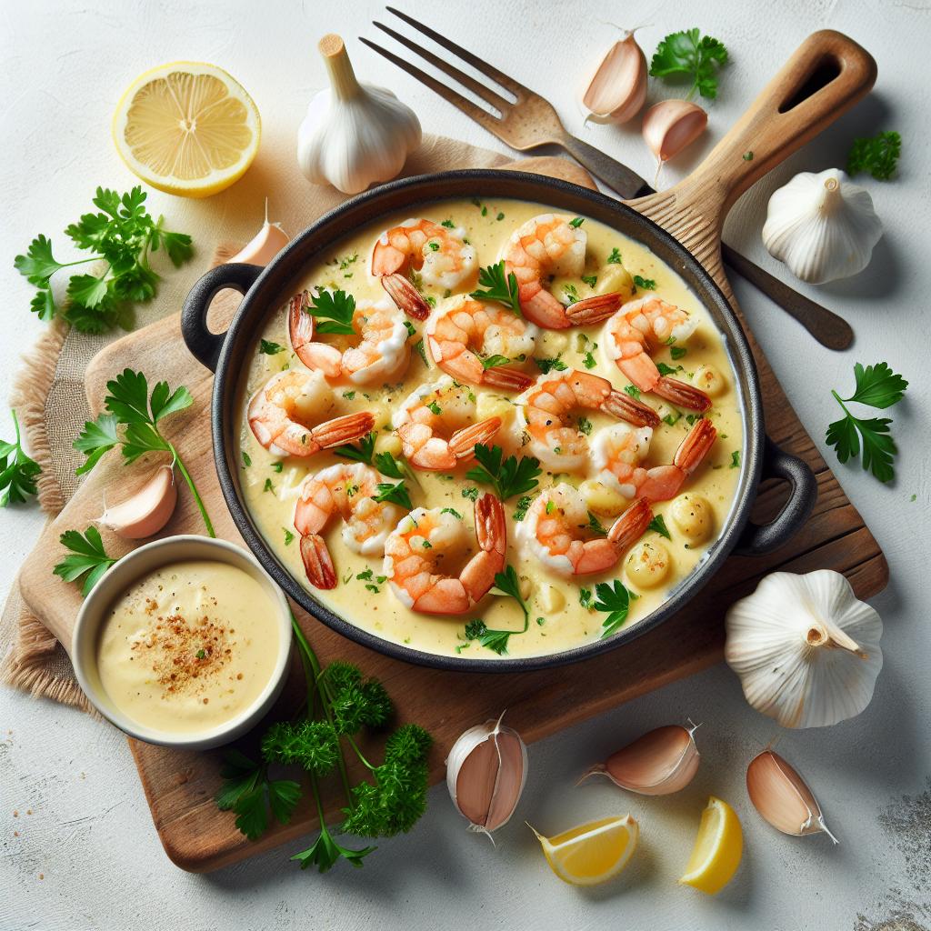 Indulgent Creamy Garlic Shrimp: A Flavorful Seafood Delight