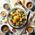 Golden Glow: Roasted Cauliflower with Turmeric Magic