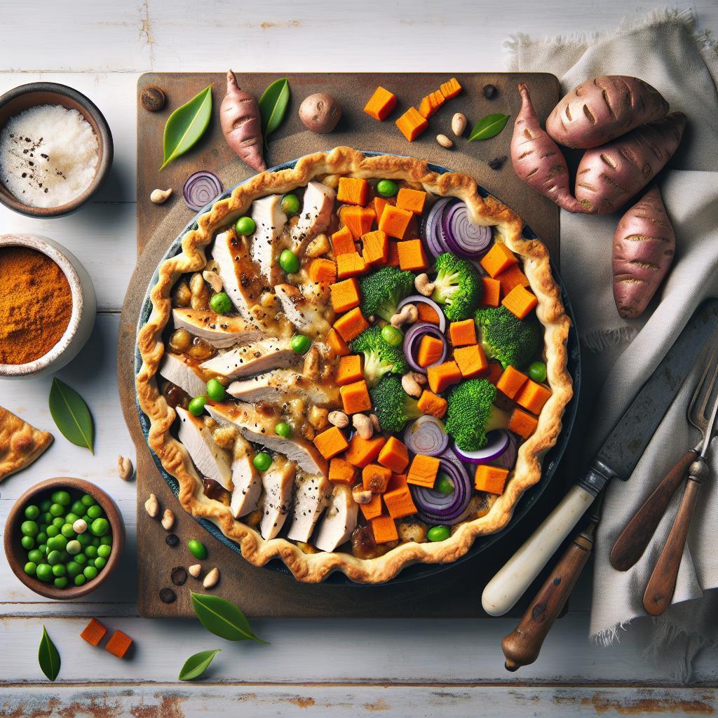 Hearty Turkey Shepherd’s Pie with Nutty Sweet Potato Twist