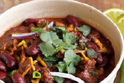 Hearty Beef and Bean Chili: A Flavorful Classic Recipe Guide