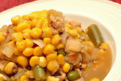 Hearty Turkey and Corn Stew: A Comforting Culinary Classic