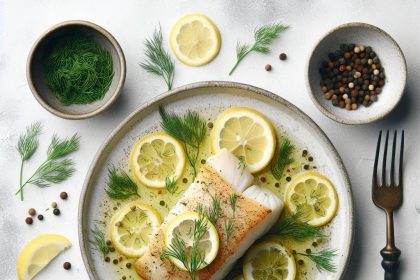 Zesty Baked Cod with Lemon and Dill: A Fresh Seafood Delight