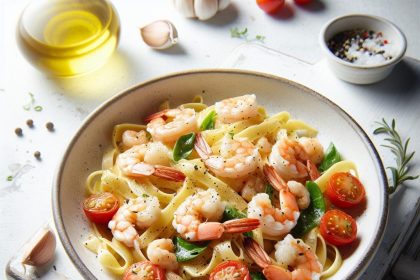 Velvety Creamy Garlic Shrimp Pasta: A Decadent Delight