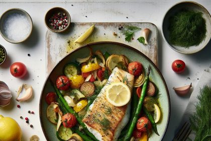 Zesty Baked Cod with Lemon and Dill: A Fresh Delight