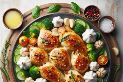 Rich & Creamy Garlic Chicken: A Flavorful Delight Recipe