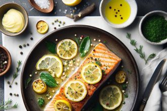 Zesty Baked Salmon: A Delightful Lemon Butter Recipe