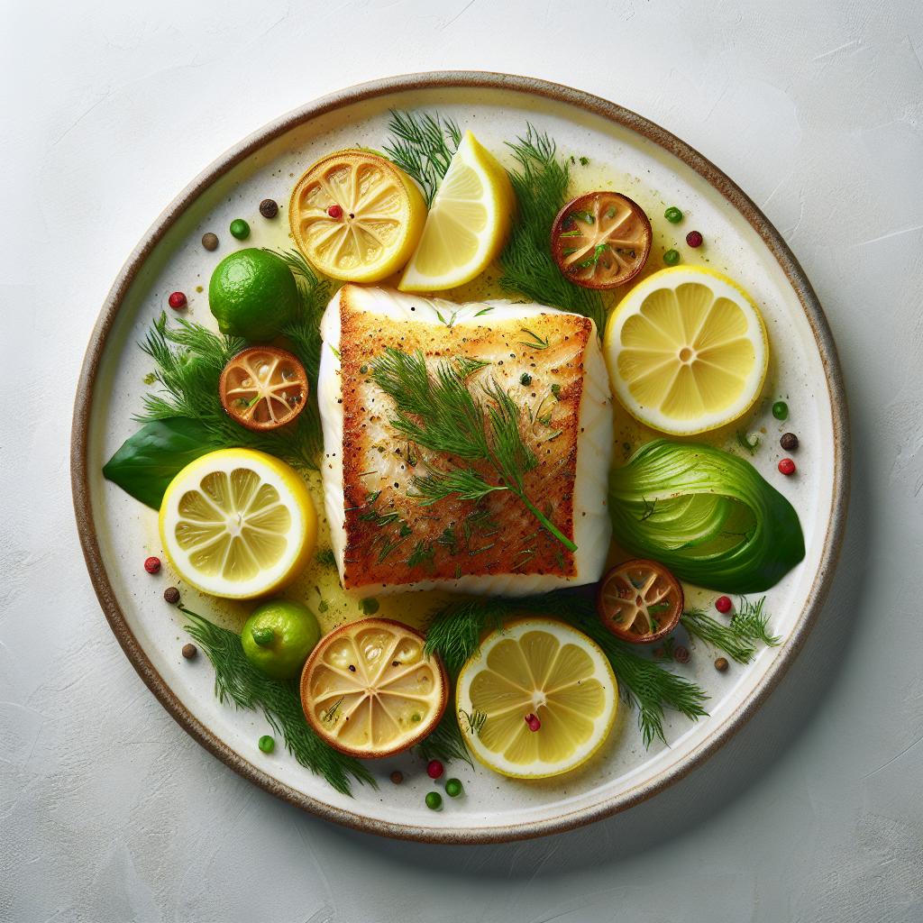 Zesty Baked Cod with Lemon and Dill: A Fresh Seafood Delight